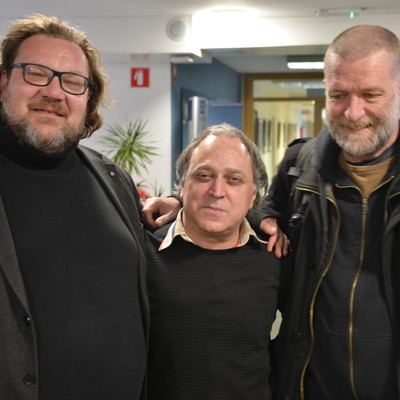 Primož Pirnat, Aleš Horvat, Jernej Lorenci <em>Photo: Miha Mlaker</em>
