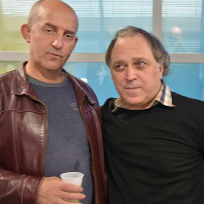 Miran Pustoslemšek, Aleš Horvat <em>Photo: Miha Mlaker</em>